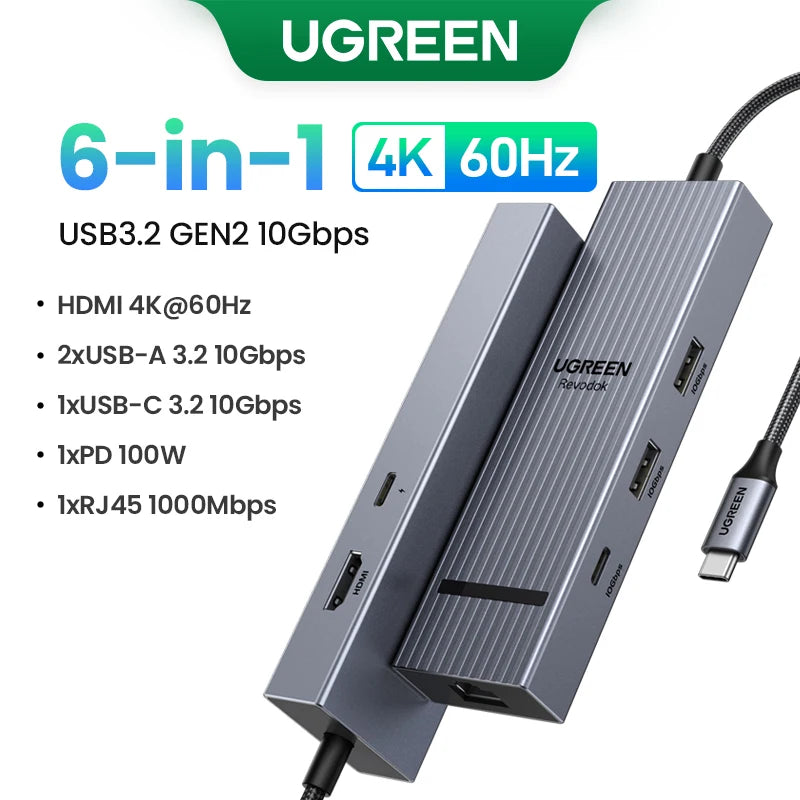 Dual HDMI USB-C Docking Station โ Up to 13-in-1 with 8K/4K Output, RJ45, PD 100W & USB 3.0