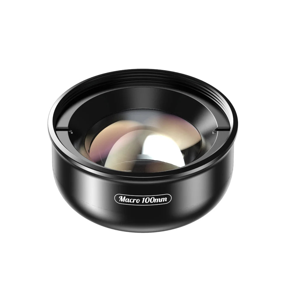 APEXEL APL-HB100MM 100mm Macro Phone Lens Kit — 4K HD with CPL & Star Filter Bundle