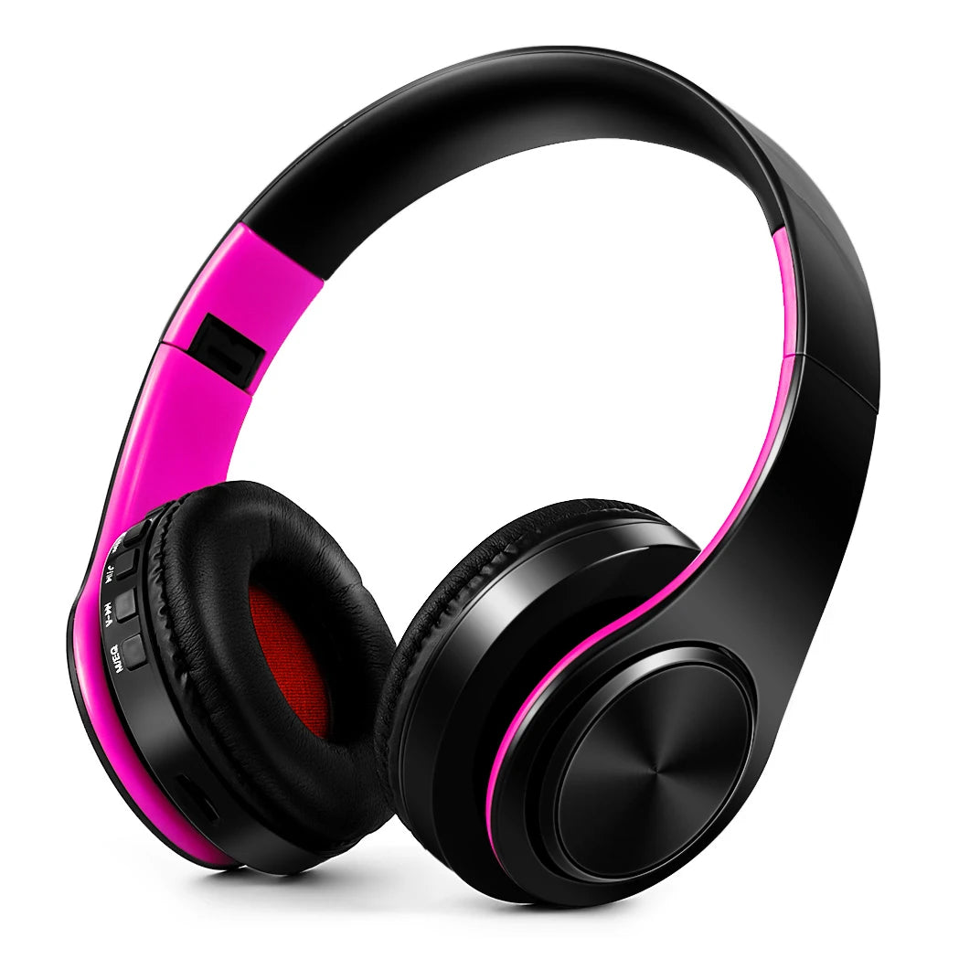 Wireless Bluetooth Headphones with Built-in Mic – 14 Colors