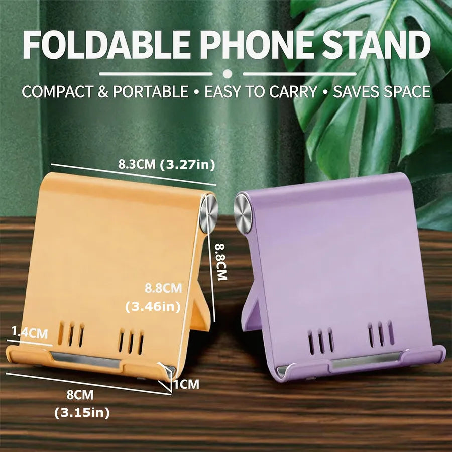Foldable Phone Stand – Portable, Adjustable & Universal Desktop Holder for Smartphones