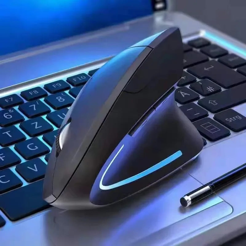 Ergonomic Vertical Wireless Mouse – 2.4GHz, 3 Adjustable DPI & 6 Buttons for Laptop & PC