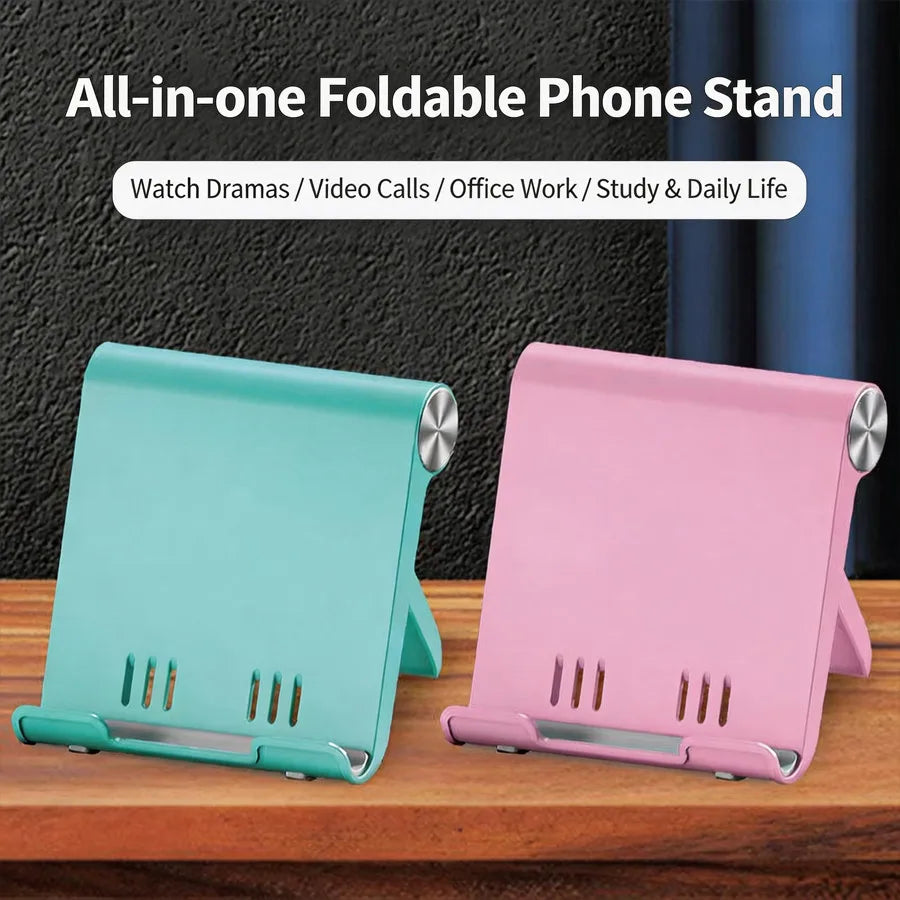 Foldable Phone Stand – Portable, Adjustable & Universal Desktop Holder for Smartphones