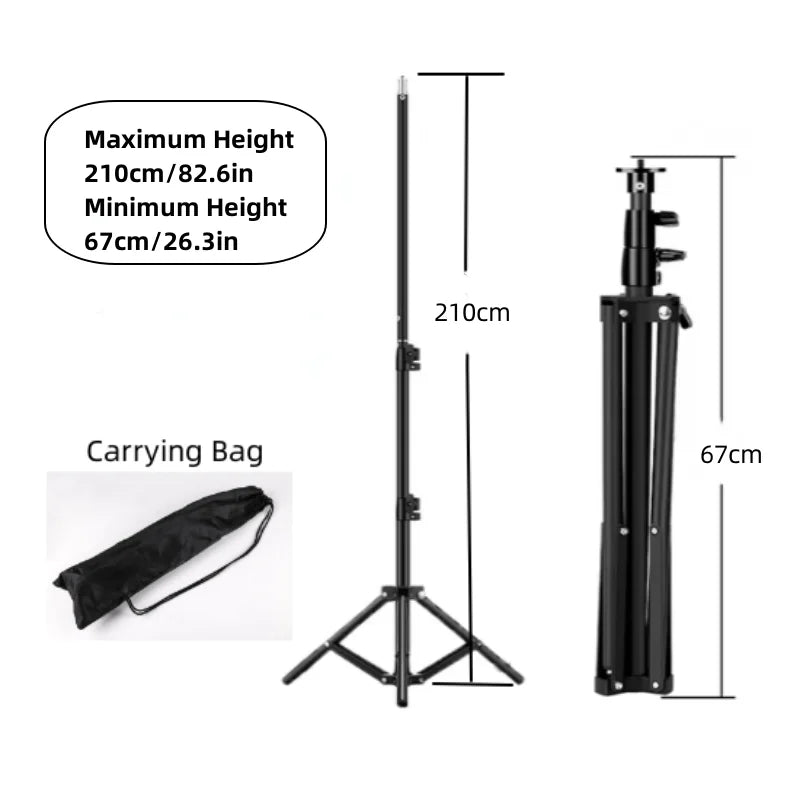 EASONSTARRY RP01-B Heavy Duty Aluminum Light Stand for Photo & Video Studio