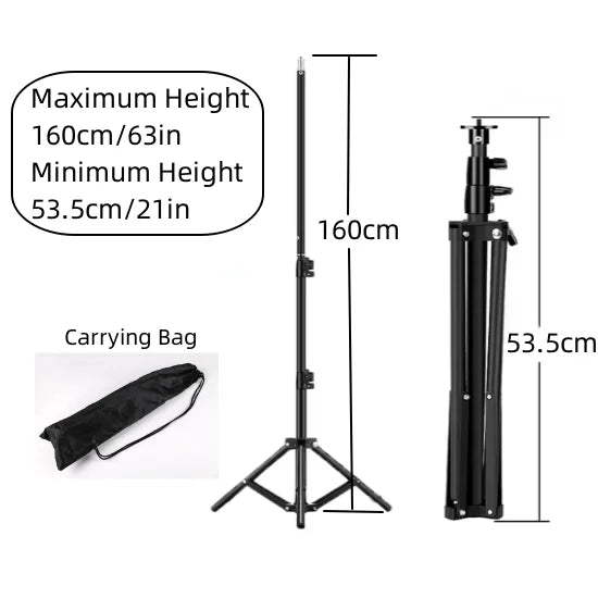 EASONSTARRY RP01-B Heavy Duty Aluminum Light Stand for Photo & Video Studio