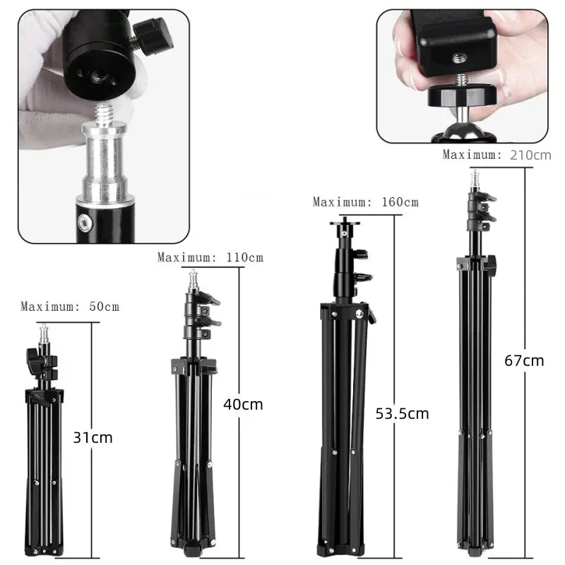EASONSTARRY RP01-B Heavy Duty Aluminum Light Stand for Photo & Video Studio