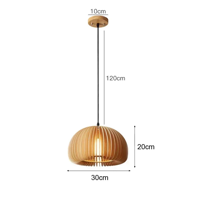 Bamboo Rattan Pendant Light – Handwoven Wicker Ceiling Lamp for Dining Room, Bedroom & Hotel