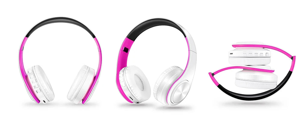 Wireless Bluetooth Headphones with Built-in Mic – 14 Colors