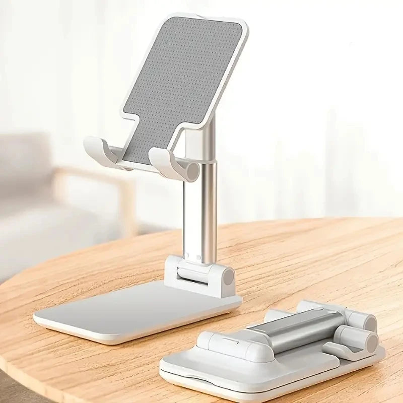 Universal Phone & Tablet Desk Stand – Adjustable, Foldable Holder for Smartphones & Tablets