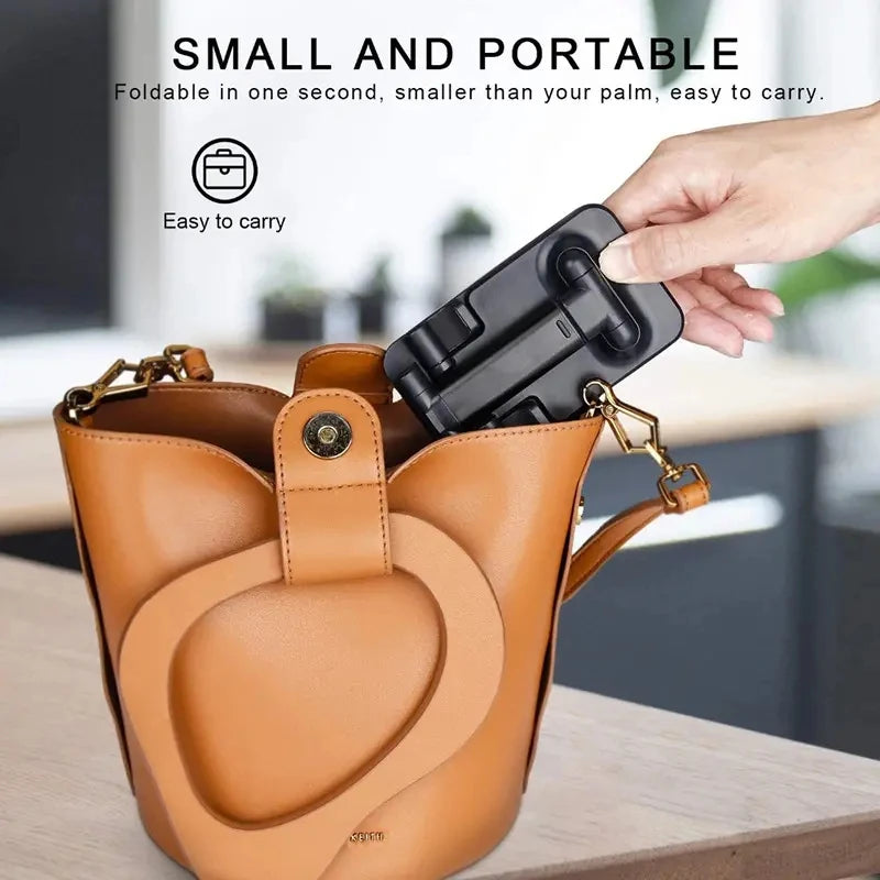 Universal Phone & Tablet Desk Stand – Adjustable, Foldable Holder for Smartphones & Tablets