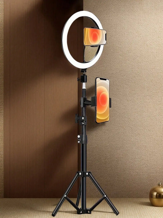 10-Inch Ring Light with 110cm Tripod Stand — Livestreaming & Selfie Fill Light Kit