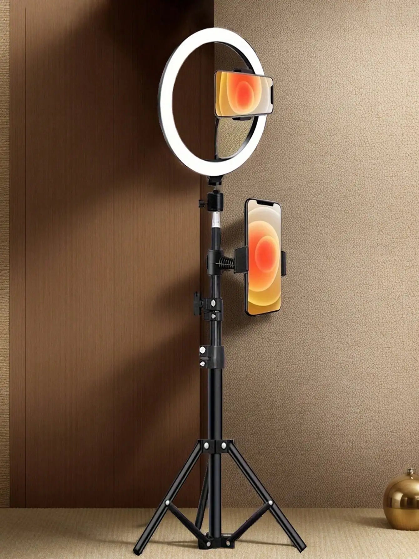 10-Inch Ring Light with 110cm Tripod Stand — Selfie & Livestream Lighting Kit (Pro)