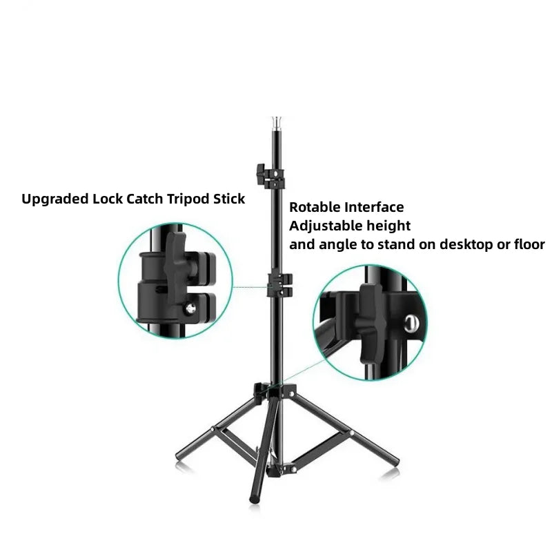EASONSTARRY RP01-B Heavy Duty Aluminum Light Stand for Photo & Video Studio