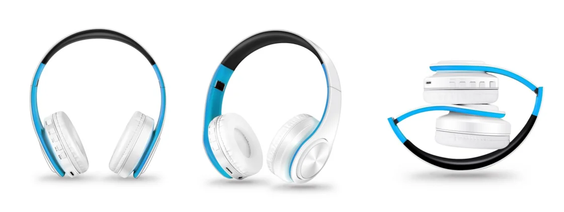 Wireless Bluetooth Headphones with Built-in Mic – 14 Colors