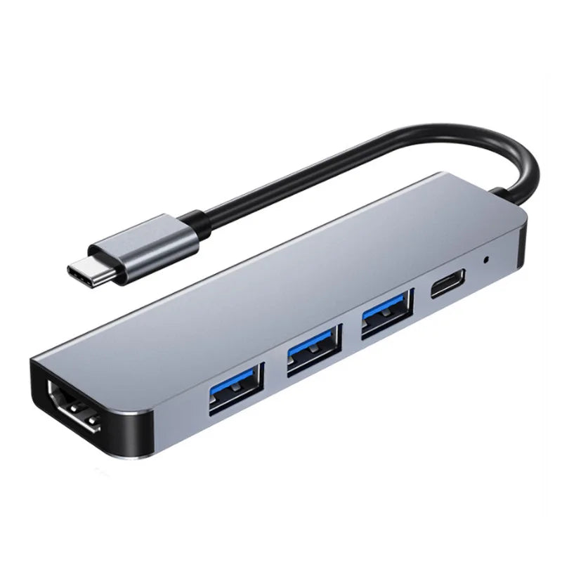 USB-C Hub Multiport Adapter – 4K HDMI, PD Fast Charging, USB 3.0 for MacBook, iPad & Samsung
