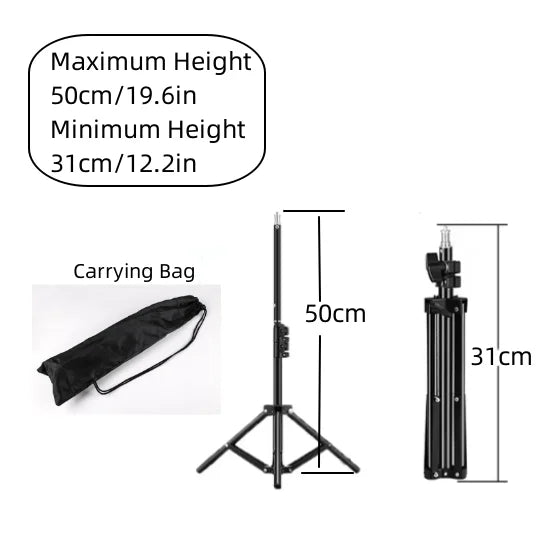 EASONSTARRY RP01-B Heavy Duty Aluminum Light Stand for Photo & Video Studio