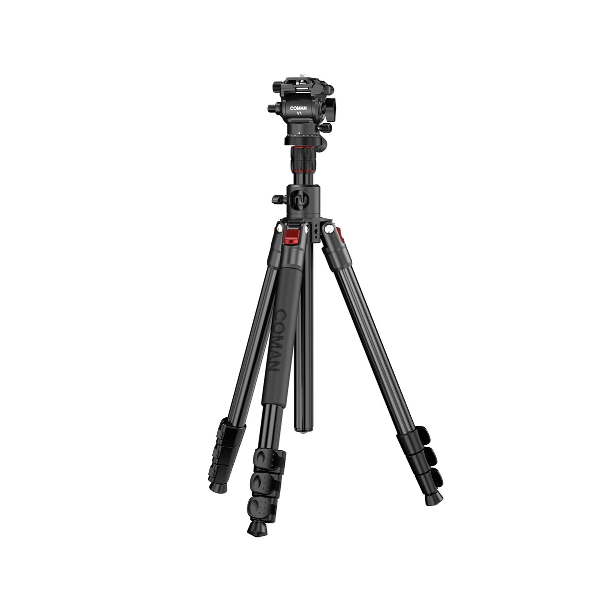 COMAN KX3939 Mini V1 72" Overhead Camera Tripod with Fluid Head