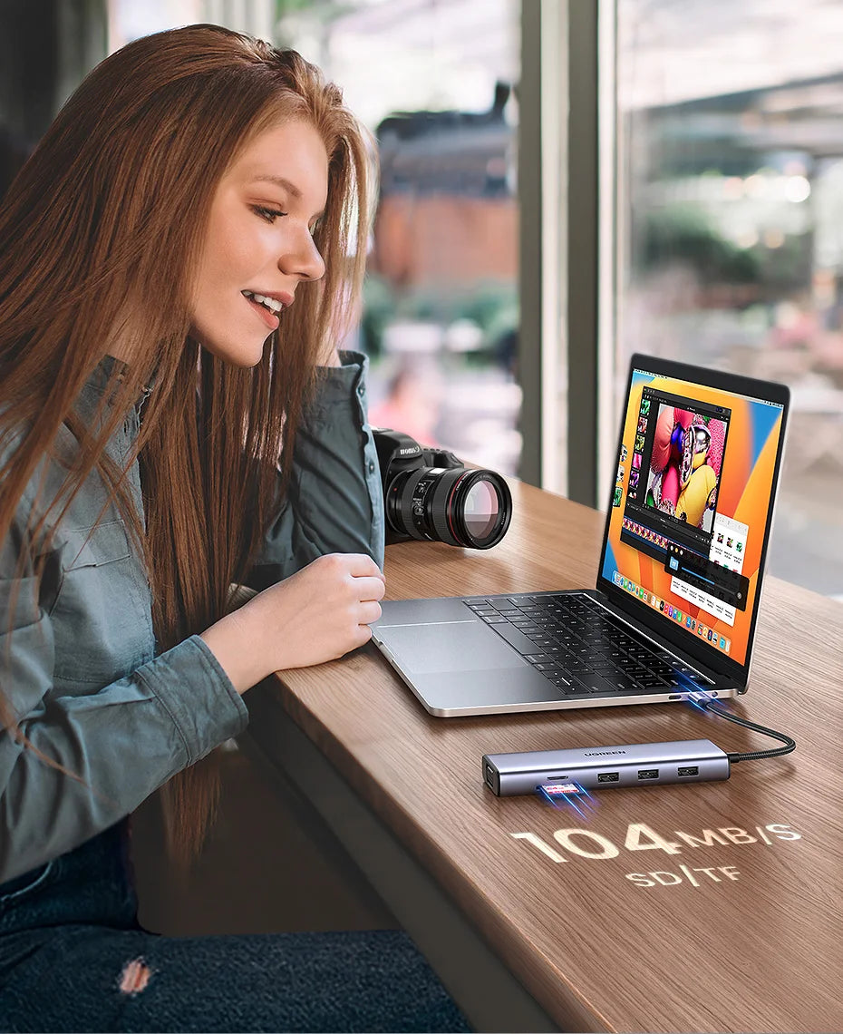 Dual HDMI USB-C Docking Station – Up to 13-in-1 with 8K/4K Output, RJ45, PD 100W & USB 3.0