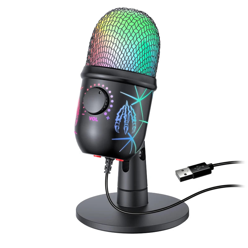 USB Condenser Microphone – Tabletop Mic for Gaming, Podcasting, Streaming & Studio Recording