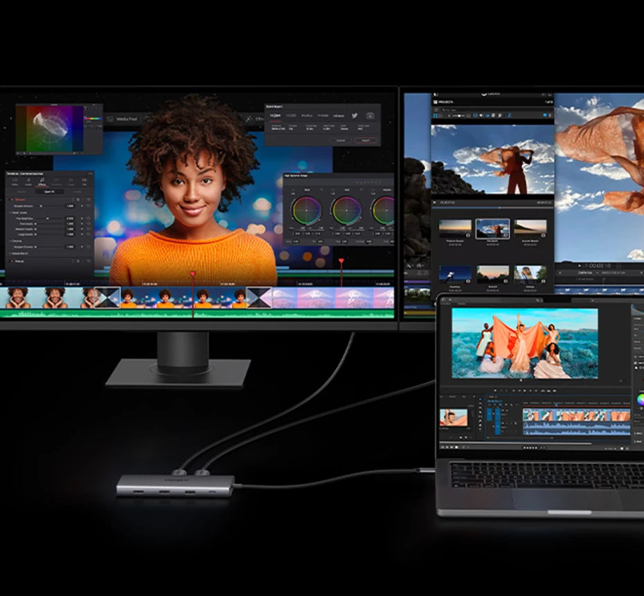 Dual HDMI USB-C Docking Station – Up to 13-in-1 with 8K/4K Output, RJ45, PD 100W & USB 3.0